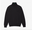 Turtleneck Merino Wool Sweater - Grey