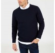Merino Crew Knit - navy melange