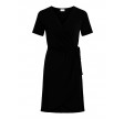 Vinayeli S/S knee wrap dress - black