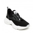 Match - sneakers, black fabric