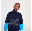 Boys’ Zip Neck Print Bicolour Fleece Sweatshirt