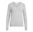 Viril V-neck knit - Light Grey