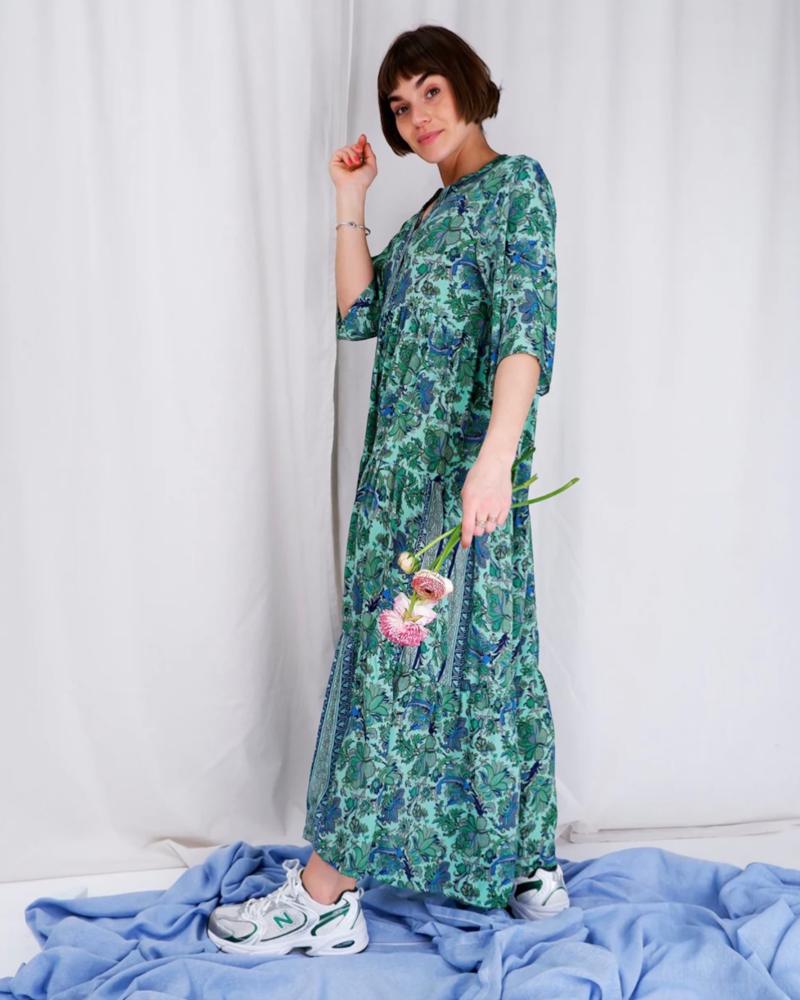 Luna ss boho maxi - Nelly green | 599,- | Rungsted